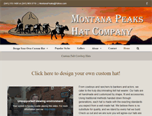 Tablet Screenshot of montanapeaks.net